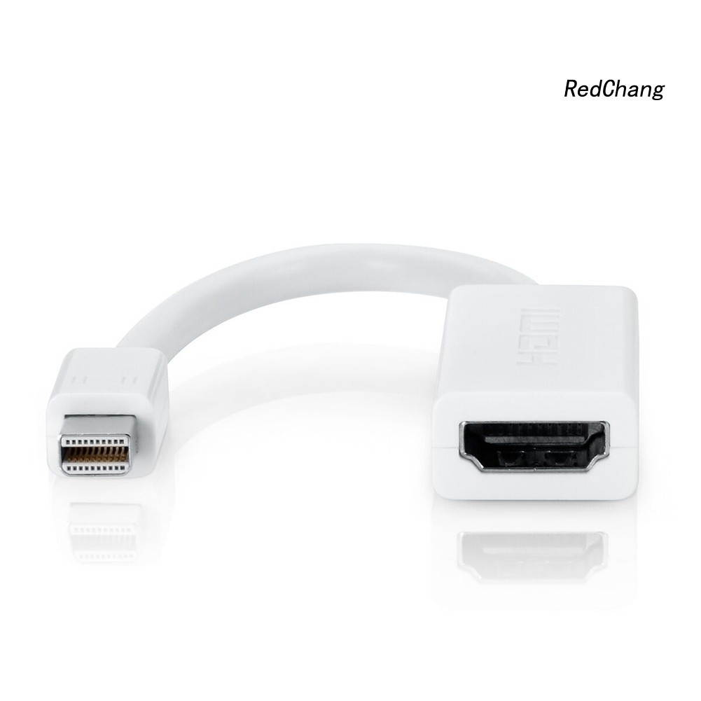 -SPQ- Thunder-Bolt Mini DisplayPort DP to HDMI Cable Adapter for iMac Macbook Pro Air