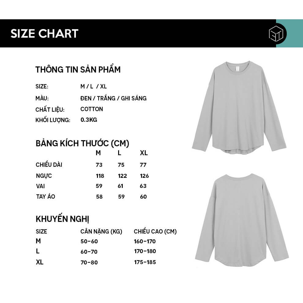 Áo Dài Tay Tà Bầu | Basic Long Sleeves | BigBuy360 - bigbuy360.vn
