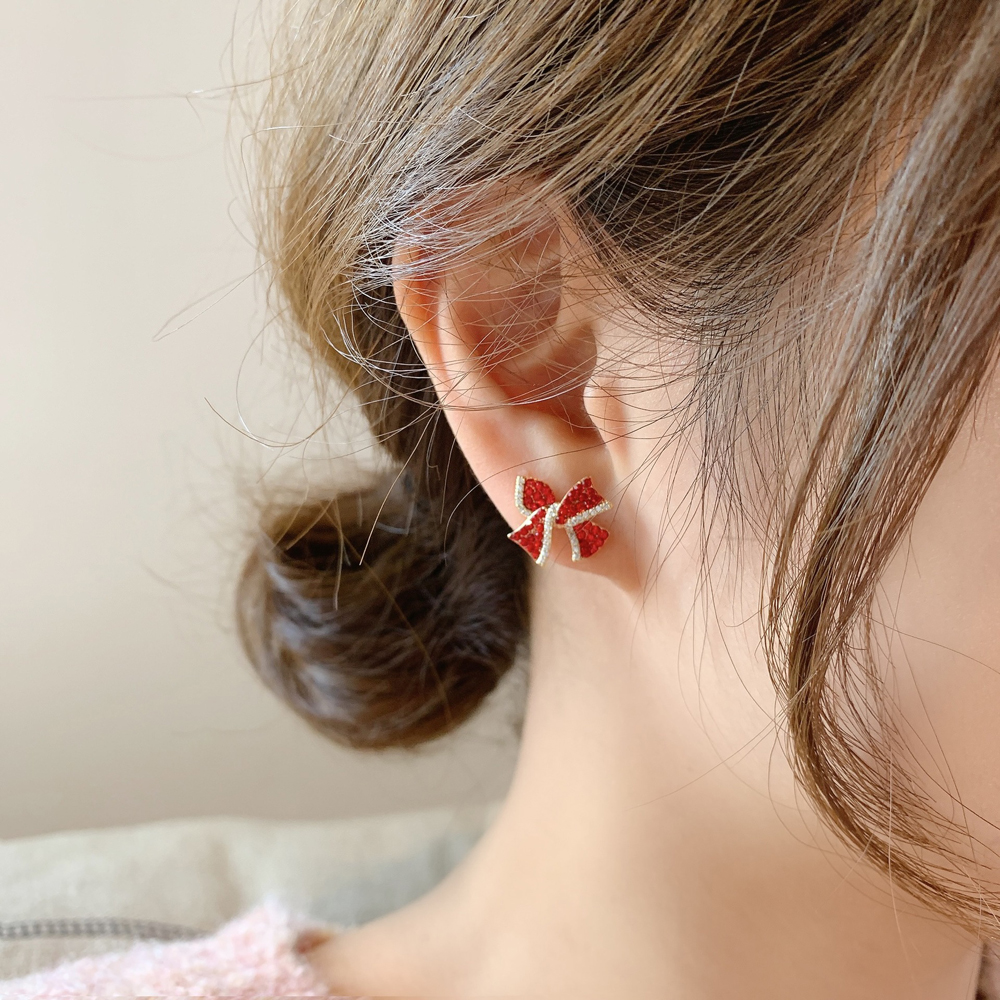 Khuyên Tai Nơ Xinh Xắn Dành Cho Nữ