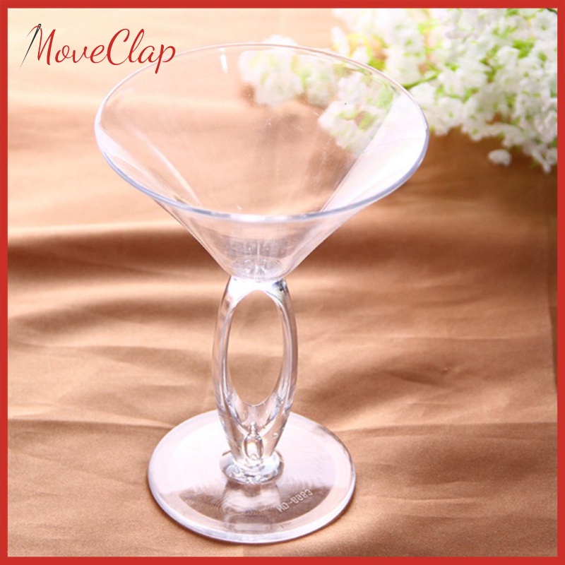 [giá giới hạn] Stylish Martini Glass Cocktail Goblet Wine Champagne Drink Cup 190ml Premium