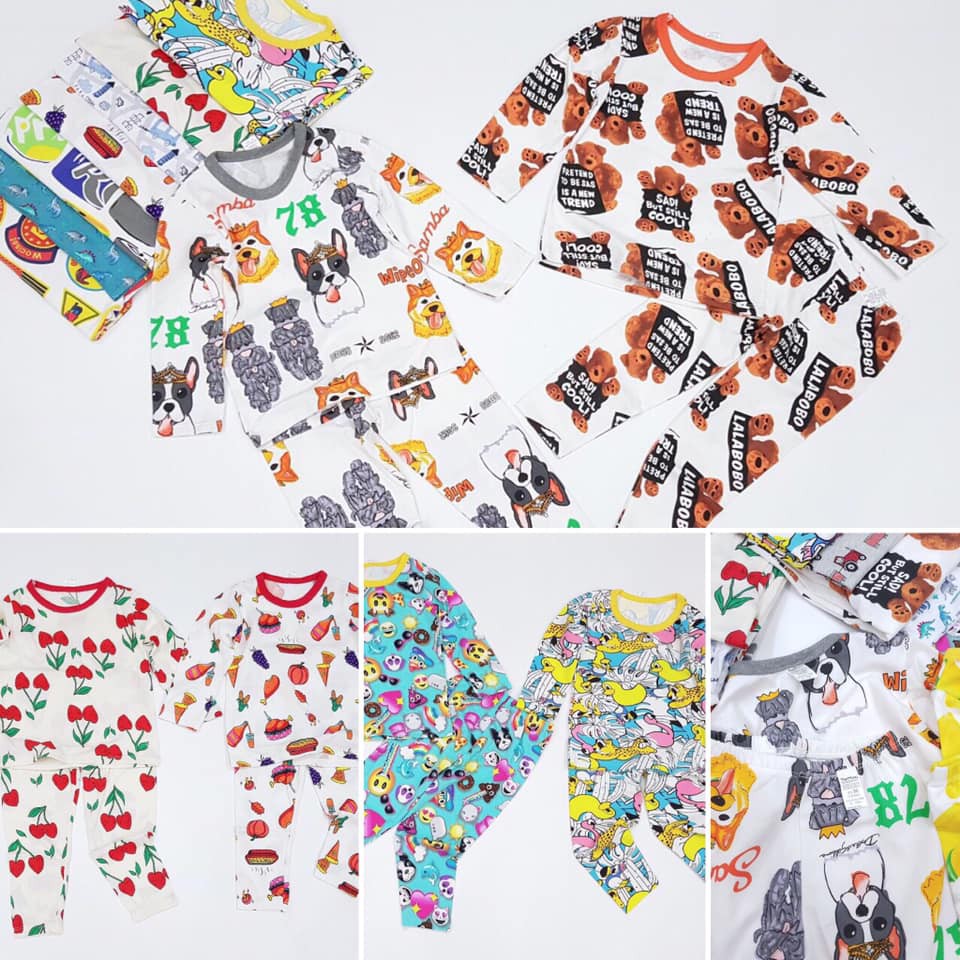 Bộ cotton mỏng vải xuất dư