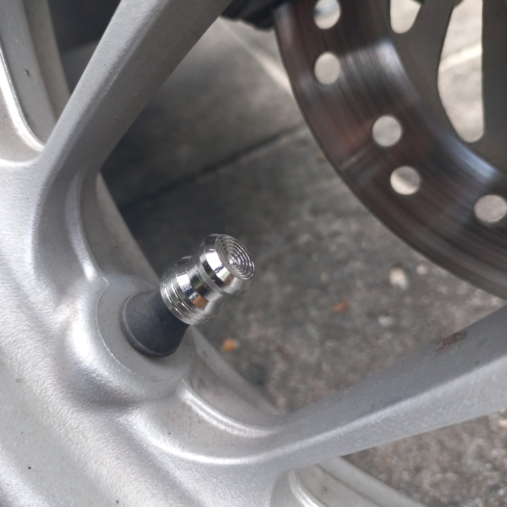 Cặp ốc chụp van vòi inox 304 TH trang trí cho nhiều dòng xe máy