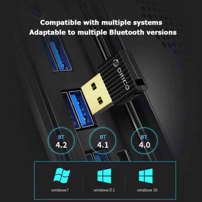 USB Bluetooth 5.0 ORICO BTA-508 – CHÍNH HÃNG ORICO – Hỗ trợ kết nối Bluetooth từ máy tính với các thiết bị khác