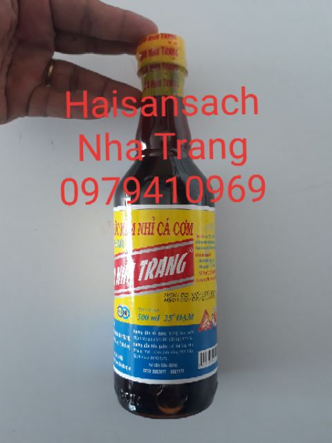 ❤❤ 6 chai Nước mắm truyền thống 584 Nha Trang 25 độ đạm - Nước mắm nhỉ - Nước mắm nguyên chất