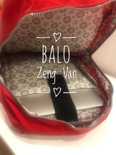 Balo Laptop 107 dây kéo giữa