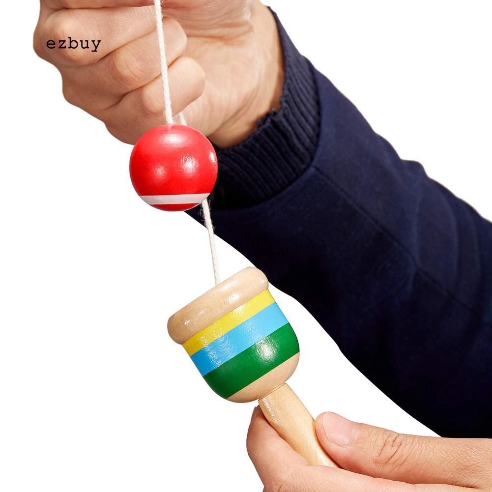 Đồ chơi Kendama bằng gỗ sáng tạo cho bé