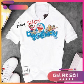 🔥SIÊU PHẨM🔥 Áo Thun Doraemon Nữ Nam Trắng Full Size Cotton Mẫu Mới Áo thun Hàn Quốc Unisex - Áo thun tay lỡ 635