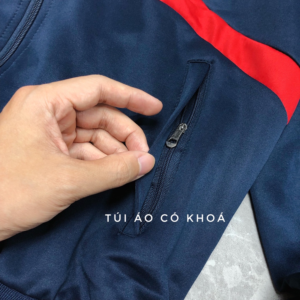 Bộ thu đông thể thao nam cao cấp bigsize xuất khẩu kéo khóa tập gym yoga BDA