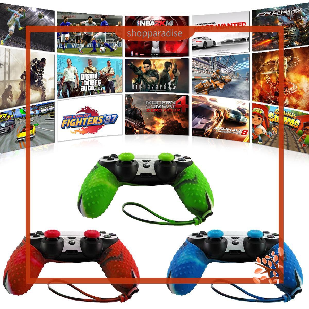 Bộ 2 Đầu Bọc Silicone Chống Trượt Cho Tay Cầm Chơi Game Sony Ps4