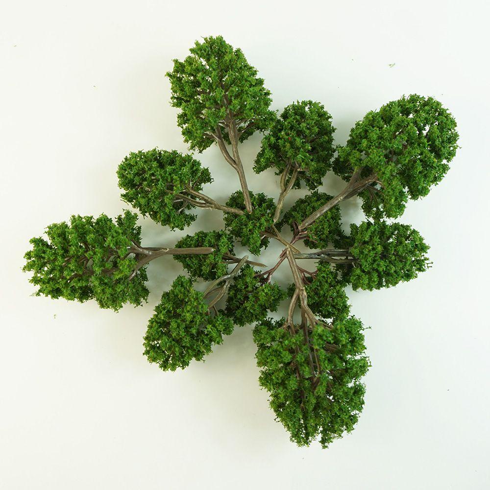 KUNHEV Bộ 30 Mô Hình Cây Xanh Mini Dùng Trang Trí