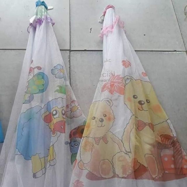 Mùng chụp màn nghủ cho bé kiểu thái hình thú ngộ ngĩnh màn thông minh xếp gọn cho bé hình bán nguyệt