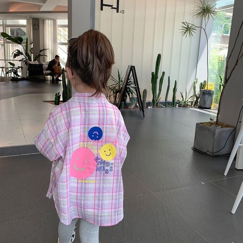 Áo Sơ Mi Thiết Kế Mới Mùa Thu Cho Bé Gái