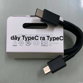 Dây sạc usb chân tye c ra tye c zin có bảo hành