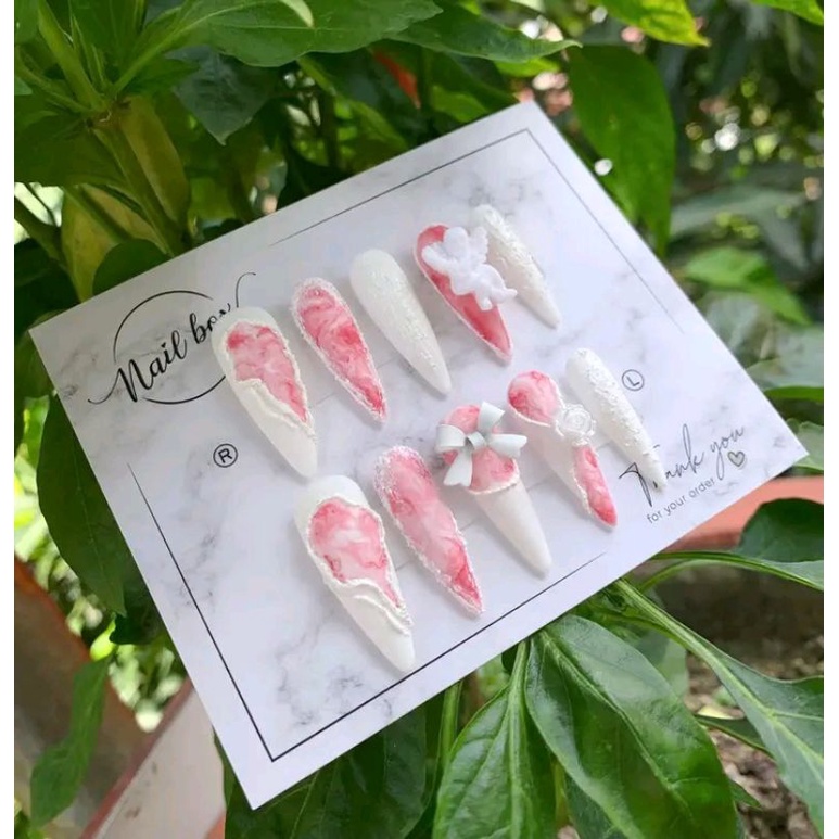 Móng giả_nail box móng thiết kế thiên thần