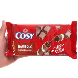Bánh quế vị kem sô cô la Cosy gói 132g