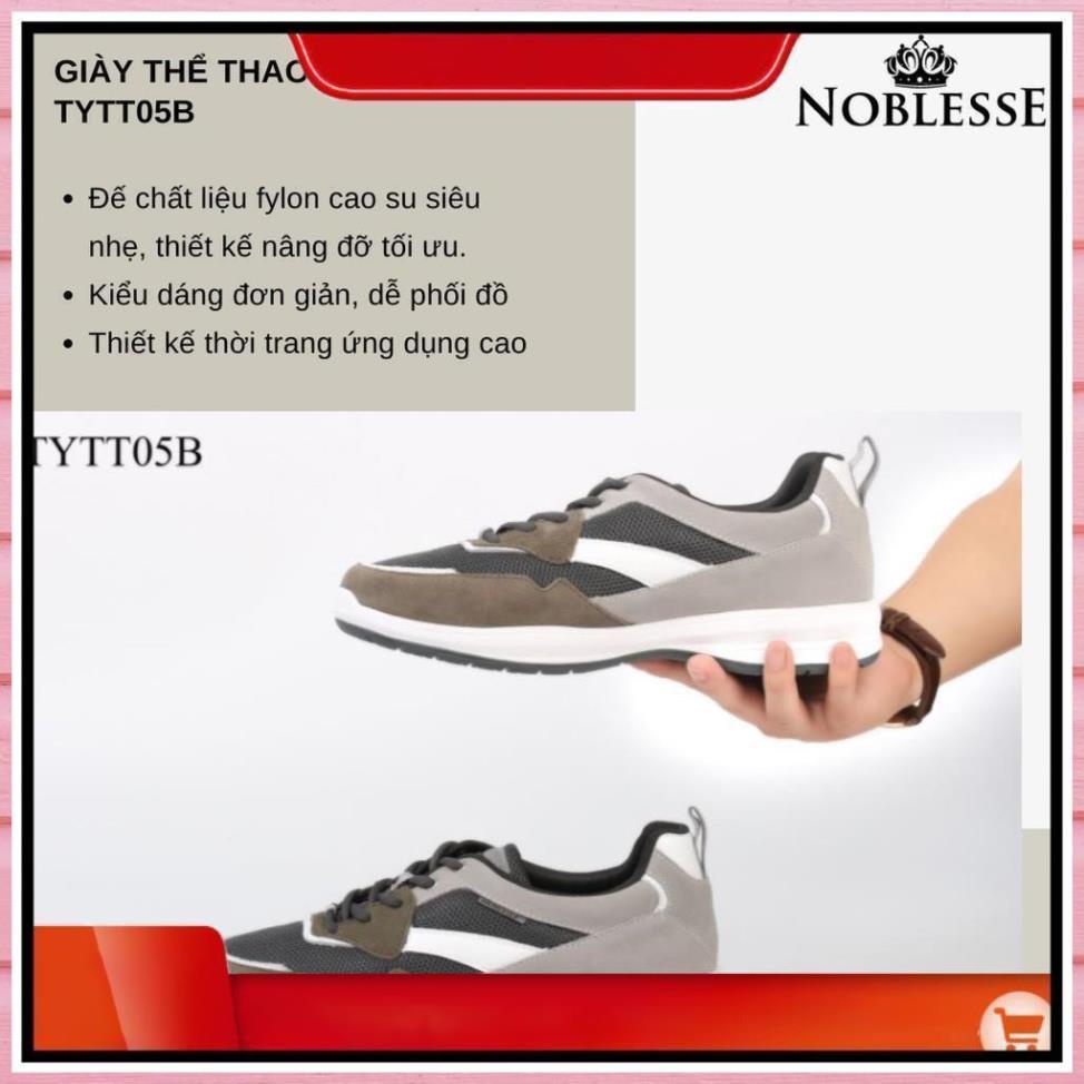 GIÀY THỂ THAO NAM DA LỘN CỔ THẤP THỜI TRANG CHÍNH HÃNG NOBLESSE TYTT05B