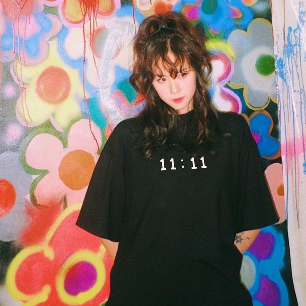 Áo thun tay lỡ 11.11 màu xanh cổ vịt hottrend CoolZ phông Unisex nam nữ Cotton oversize form rộng phong cách