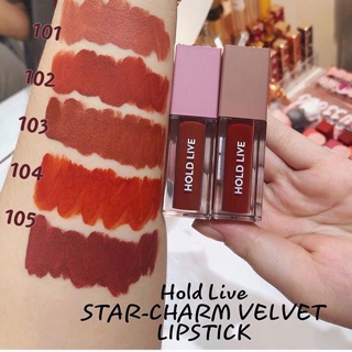 SON KEM LÌ NẮP ĐÁ HOLD LIVE STAR CHARM VELVET LIPSTICK