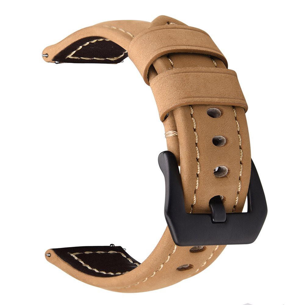 Crazy Horse Soft Genuine Leather Strap Band for Huami Amazfit Pace