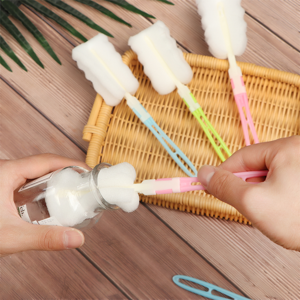 Bộ 1/5 cọ nhựa vệ sinh bình sữa dành cho em bé