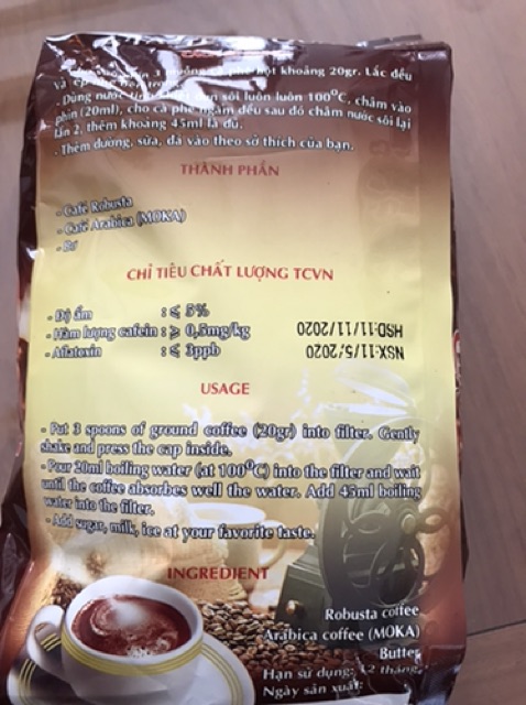 Cà phê Buôn Mê Thuột TRUNG TÍN (500g)