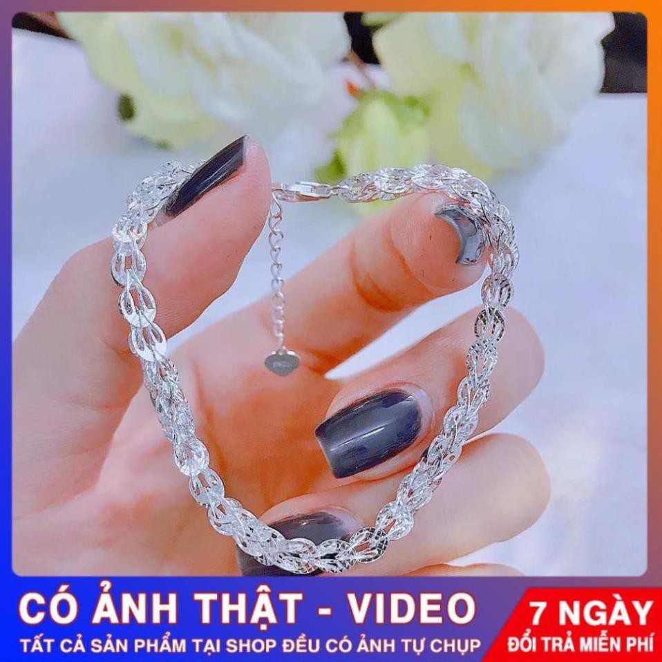 [FreeShip – Clip thật]Lắc tay, vòng tay nữ bạc đẹp, trang sức bạc cao cấp phong cách Hàn Quốc Tuấn Thoan JEWELRY