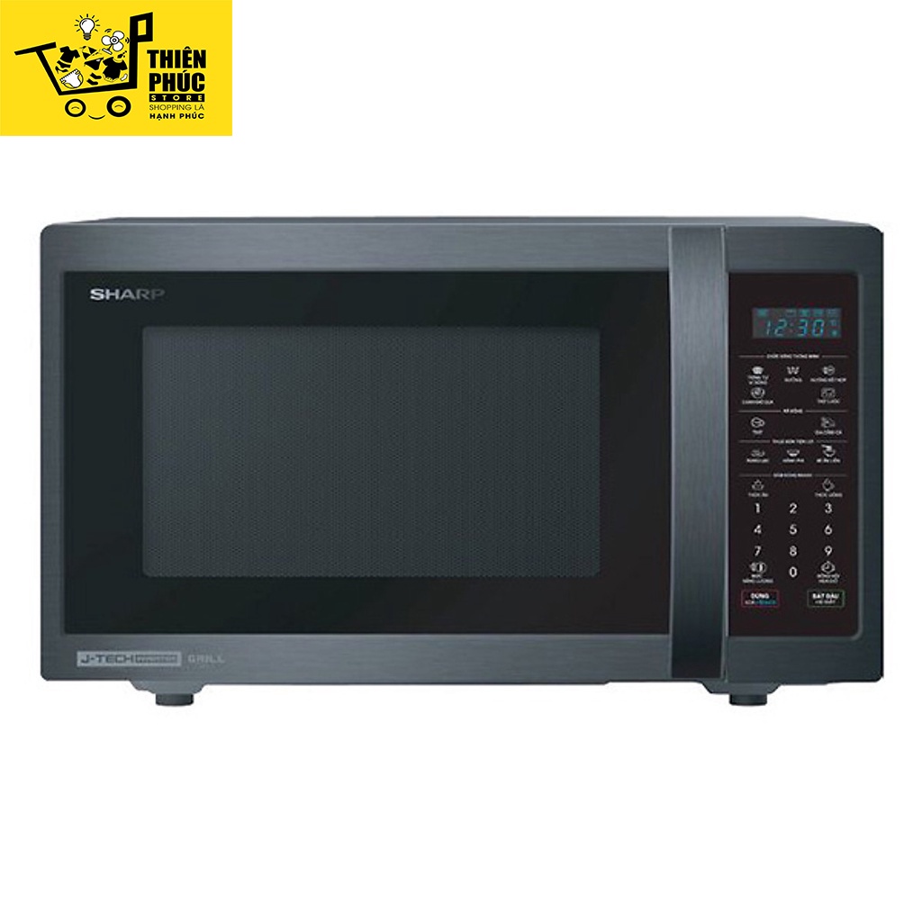 Thiên Phúc Store - Lò Vi Sóng Điện Tử Có Nướng Sharp R-G728XVN-BST (28 Lít) - Hàng Chính Hãng