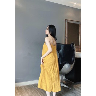 💝 Đầm Nữ 2 Dây Maxi Đũi Cao Cấp Dáng Suông MT38