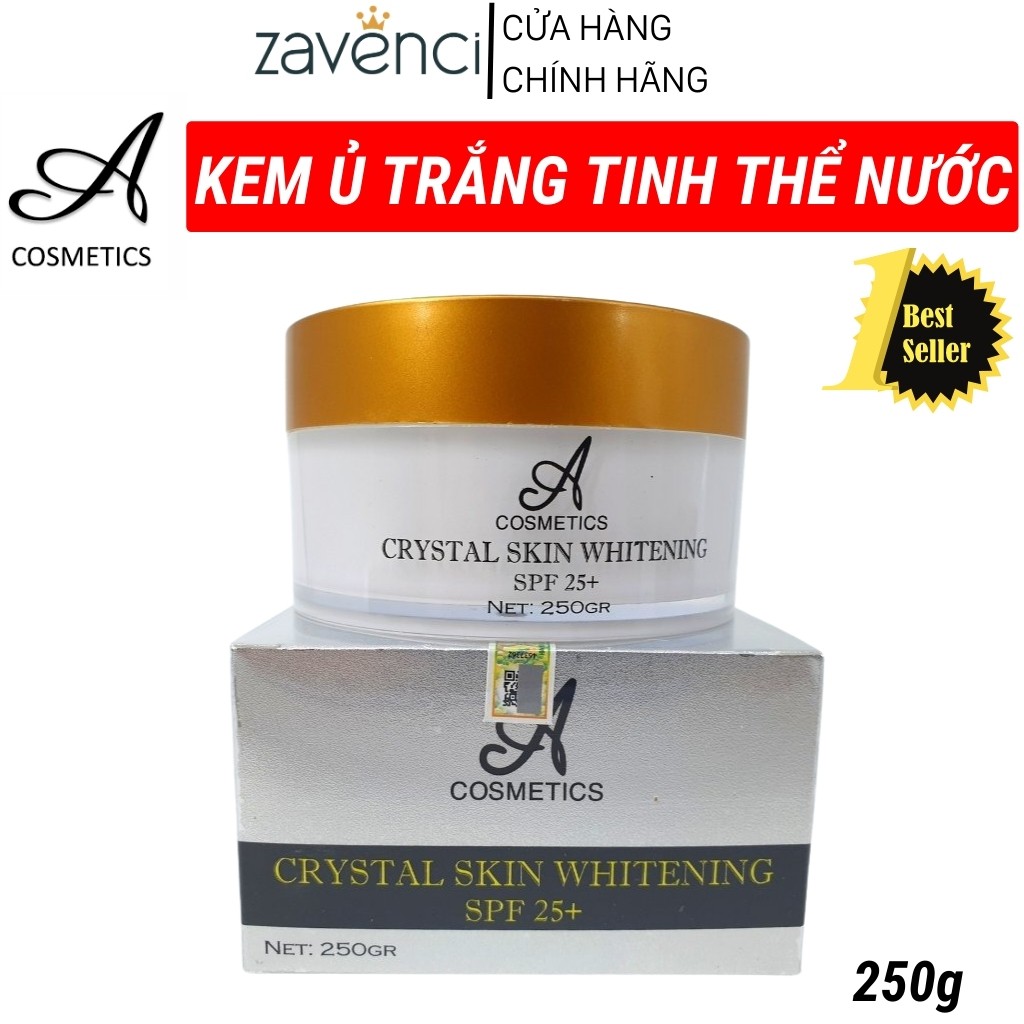 Kem Trắng Da KB124759 ACOMESTICS Ủ Trắng Tinh Thể Nước Toàn Thân Trắng Bật Tone SPF25+ (250g)