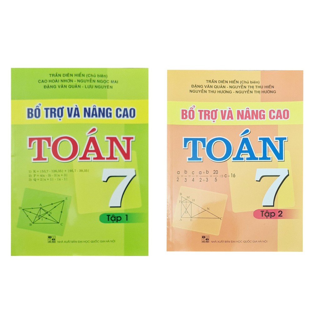 Sách - Combo Bổ trợ và nâng cao Toán 7 tập 1+2