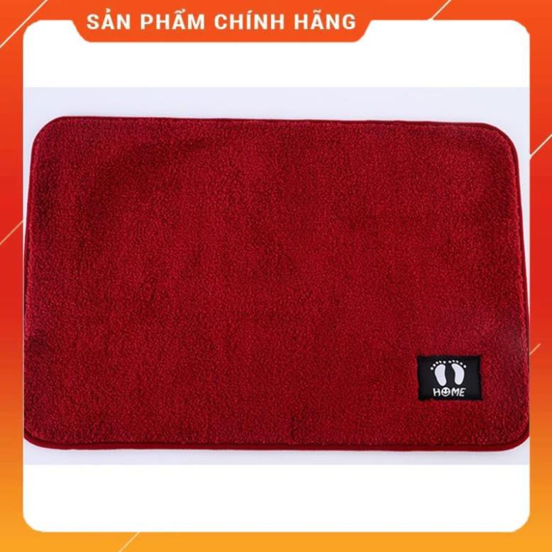 CHÍNH HÃNG -  Thảm chùi chân nỉ thêu đẹp 40x60 cm cao cấp,thảm lau chân nhà tắm nỉ