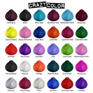 *GIÁ TỐT NHẤT* BILL ĐẦY ĐỦ* Thuốc nhuộm tóc Crazy Color 100ml