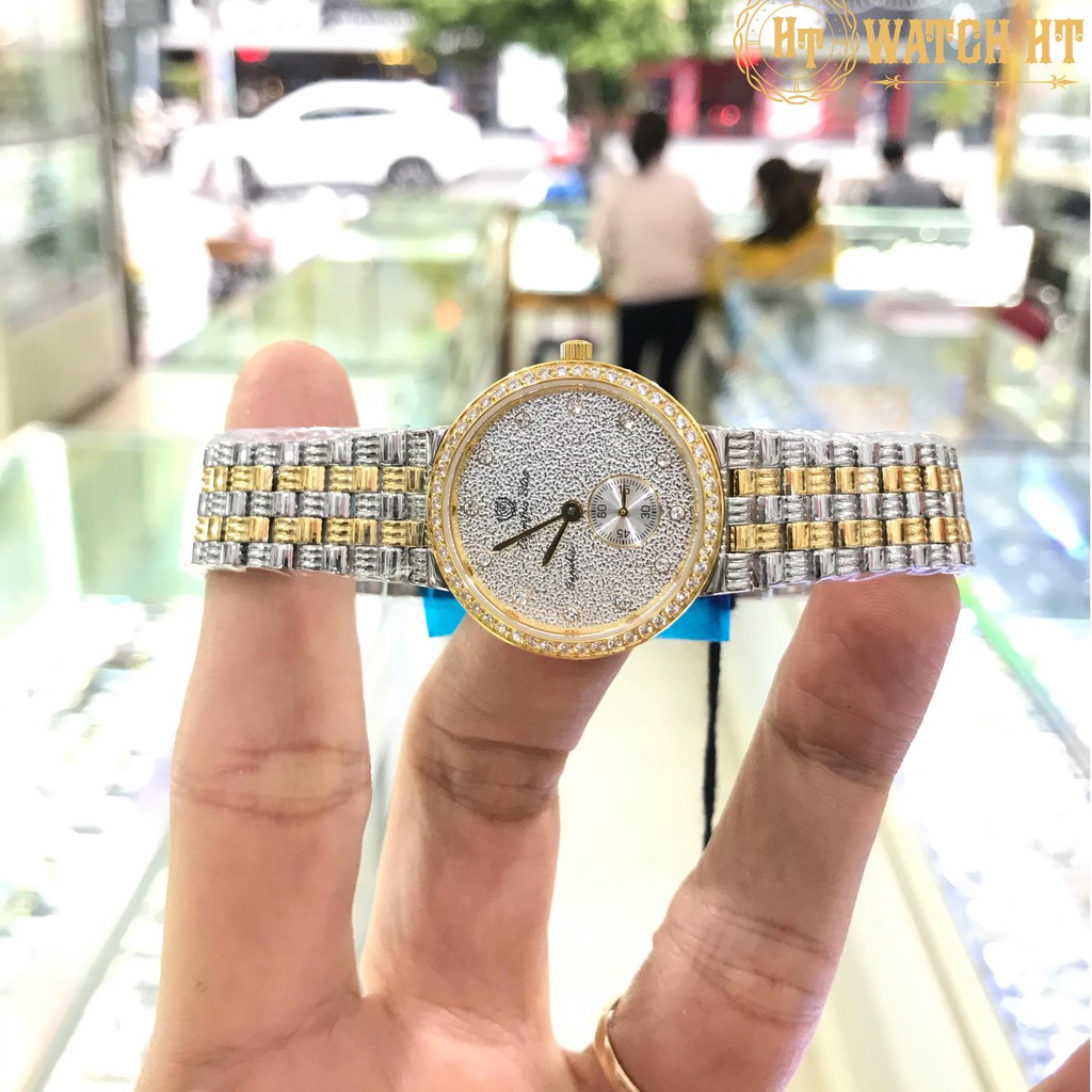 Đồng hồ nữ OLYMPIA STAR 5595 full hộp chính hãng, kính sapphire chống xước chống nước tốt