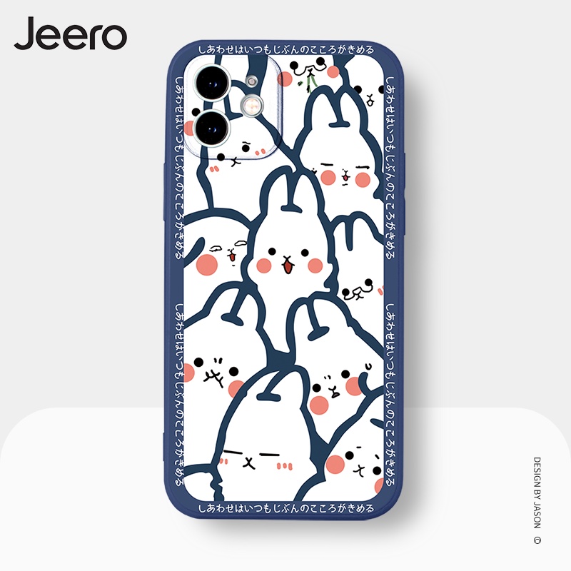 Ốp điện thoại JEERO chống bẩn ngộ nghĩnh hài hước hoạt hình dễ thương đẹp silicon mềm cho iPhone 14 13 12 11 PRO MAX SE 2020 X XR XS IP 8 7 6 6S PLUS kute HFE361