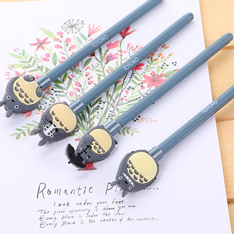 Bút Mực Gel Thiết Kế Hình Mèo Dễ Thương Sáng Tạo Kiểu Hàn Quốc Cho Học Sinh / Văn Phòng