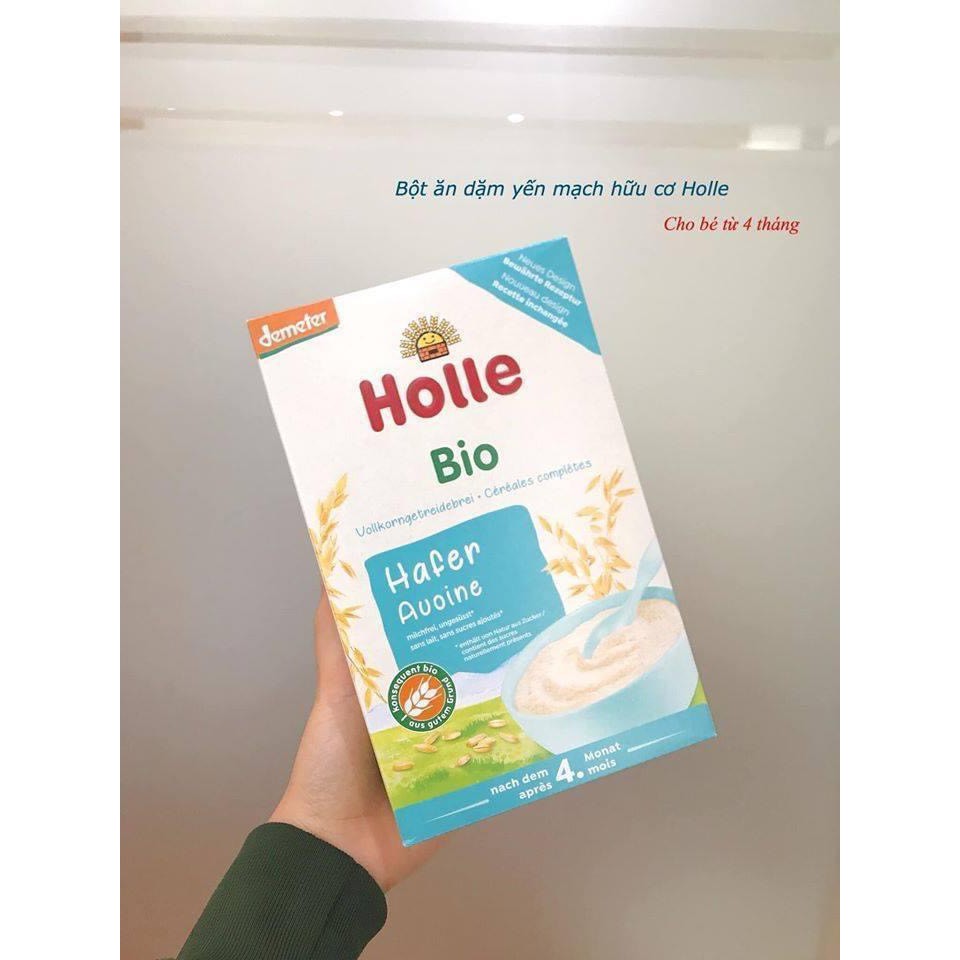 Bột ăn dặm yến mạch hữu cơ Holle 4m (250g)