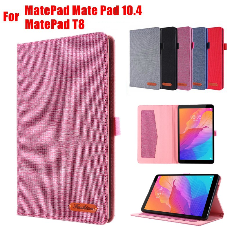 Bao da máy tính bảng nắp lật họa tiết Denim cho Huawei MatePad T8 8.0 T8 KOB2 L09
