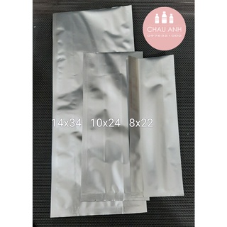 1kg túi đựng chè 4 cạnh màu bạc