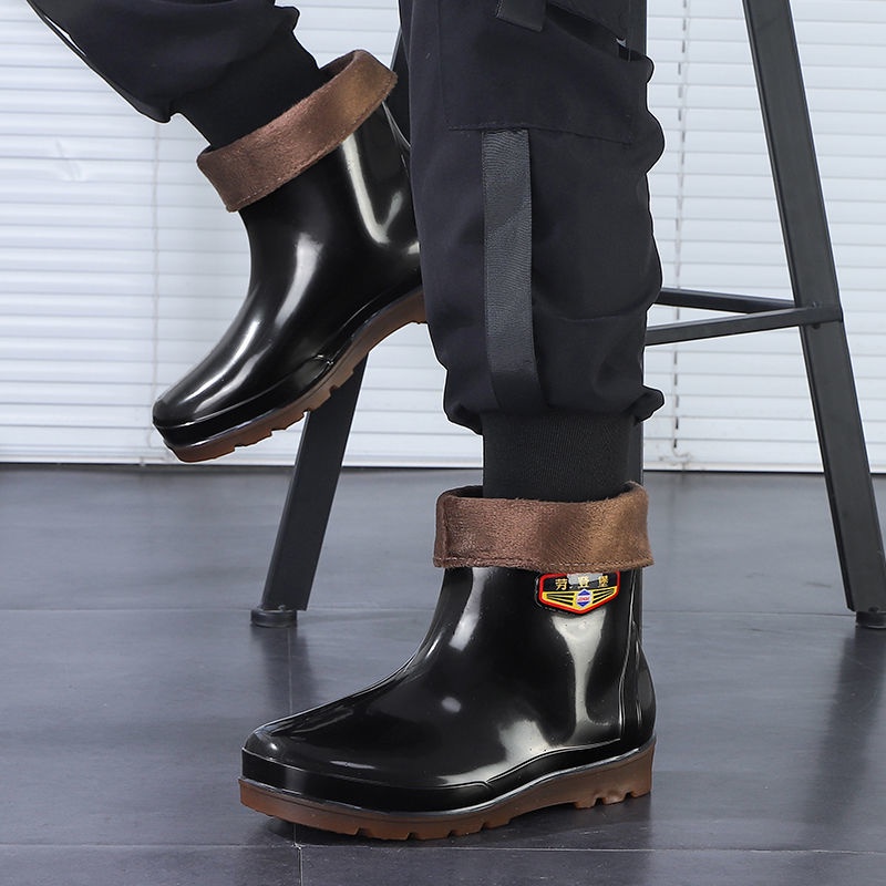 Ủng Cao Su Đi Mưa Chống Thấm Nước Chống Trượt Thời Trang Cho Nam