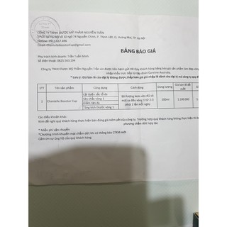 Kem bôi nở ngực Chantelle Booster Cup