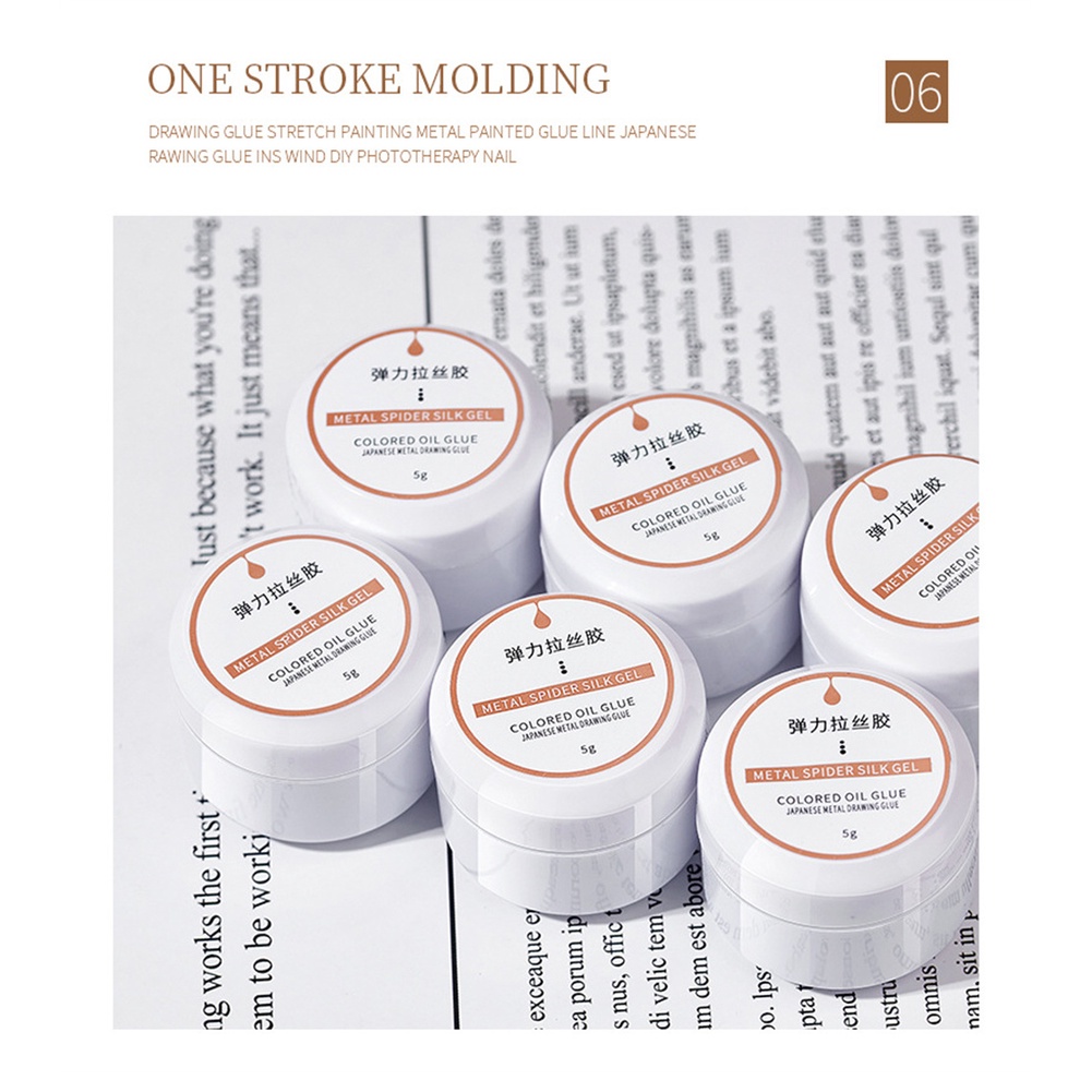 Sơn móng gel/ Bút vẽ móng ANNIES Xiejayi kéo dây platinum thiết kế móng nghệ thuật