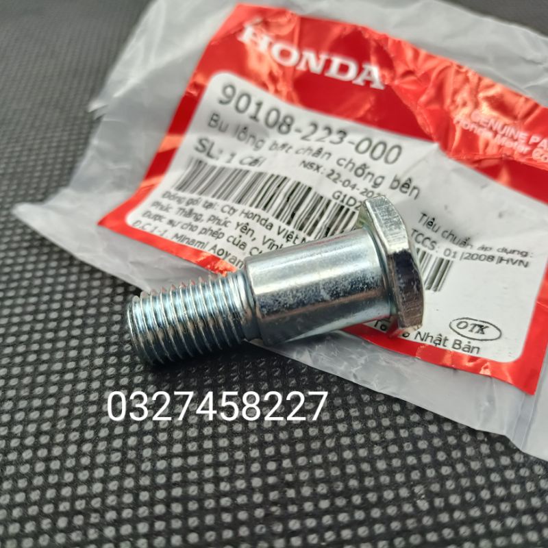 Ốc, bu lông bắt chân chống nghiêng xe DREAM, WAVE, FUTURE ...zin