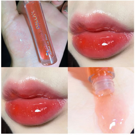 [Hàng mới về] Son bóng Gella 's màu trong suốt tỏa sáng giúp dưỡng ẩm chống phai màu | BigBuy360 - bigbuy360.vn