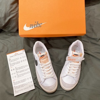 GIÀY BLAZER LOW 77 WHITE BLACK DA THẬT LAI AU [ FULL BOX + FREE SHIP ]