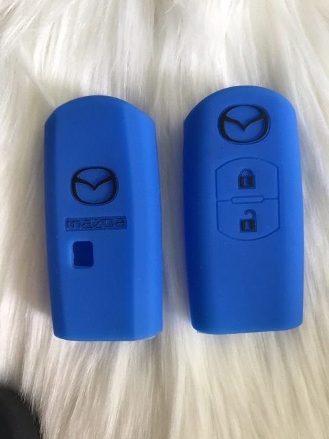 Bao Silicone  Bảo Vệ chìa Khoá Thông Mazda 2 phím