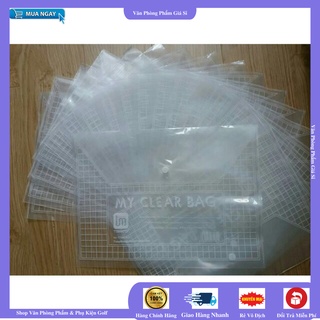 Túi đựng hồ sơ tài liệu,Clear,Cặp khuy Dày Đẹp [VPP GIÁ SỈ ]