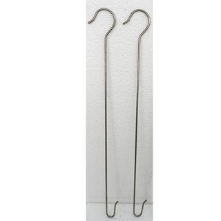 Bán sỉ Set 5 móc inox 2 đầu treo chậu hoa lan, cây hoa cảnh dài 50cm hàng nhập khẩu, hàng chính hãng.