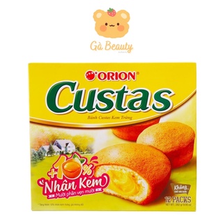 Bánh Custas Kem Trứng Orion Hộp 12 Cái 🥧