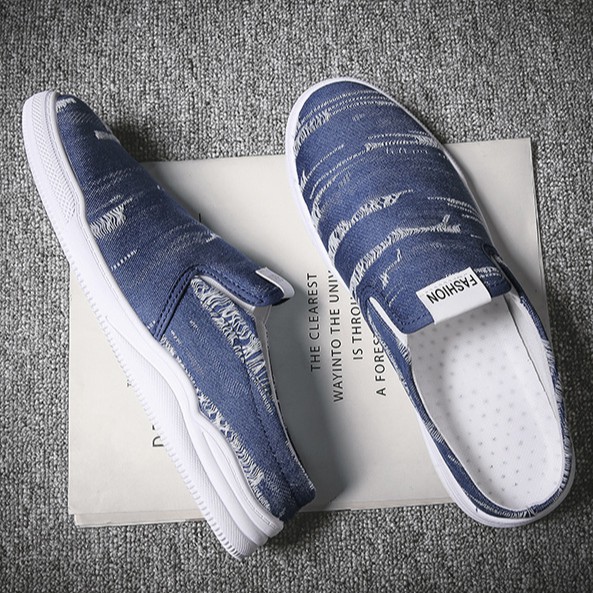 Giày thể thao nam - MS6 giày lười cổ thấp  fom chuẩn mẫu mới nhất | BigBuy360 - bigbuy360.vn