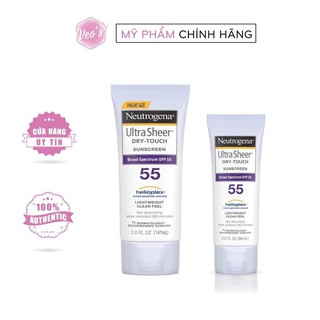 Kem chống nắng Neutrogena Ultra Sheer Dry Touch SPF 55+